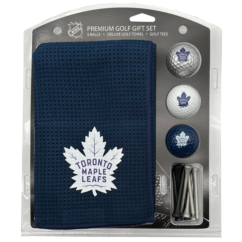 Team Golf TOR Maple Leafs Golf Gift Sets - Microfiber Towel Gift Set - Color - 
