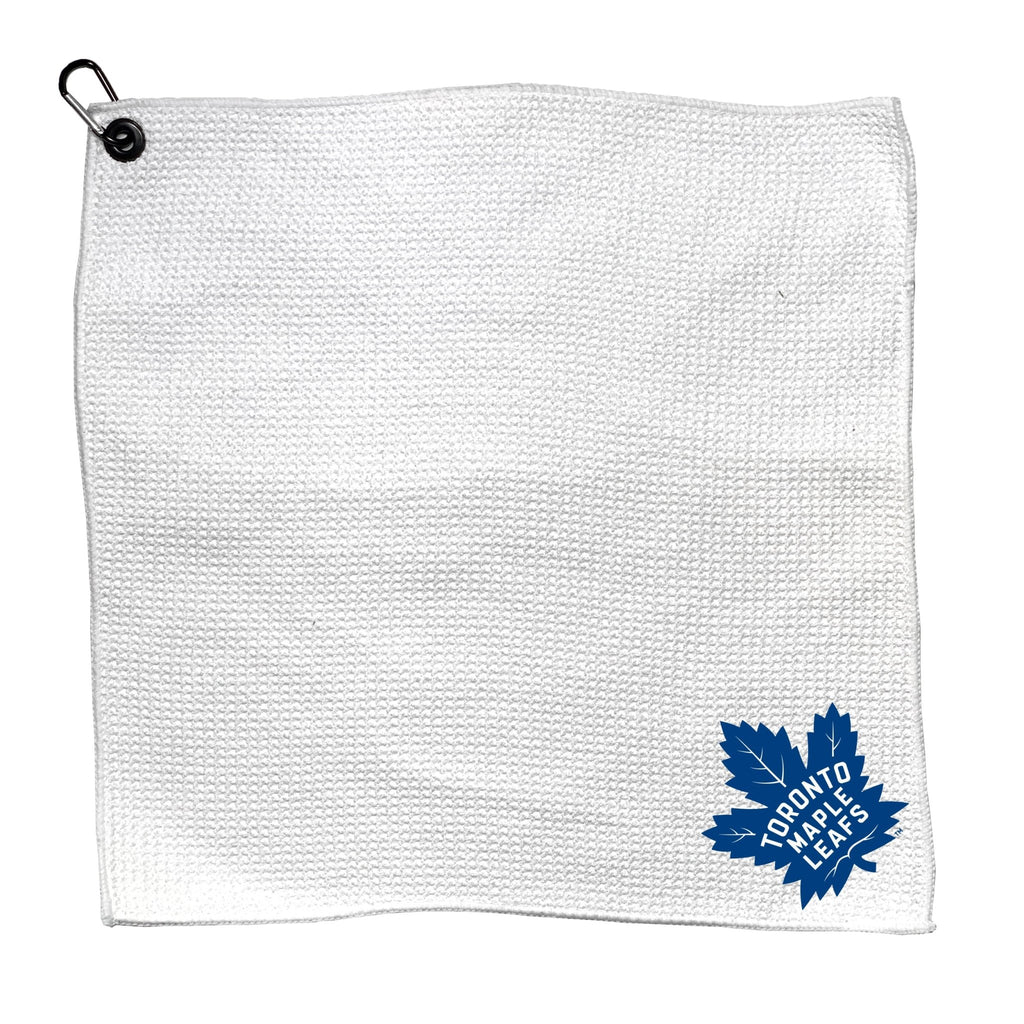 Team Golf TOR Maple Leafs Towels - Microfiber 15X15 White - 