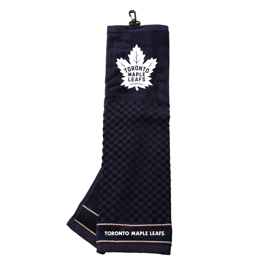 Team Golf TOR Maple Leafs Towels - Tri - Fold 16x22 - 