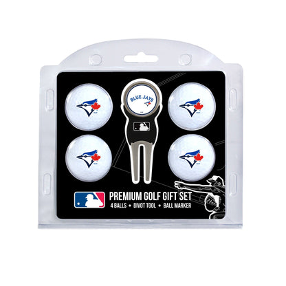 Team Golf Toronto Blue Jays Golf Gift Sets - 4 Ball Gift Set - 