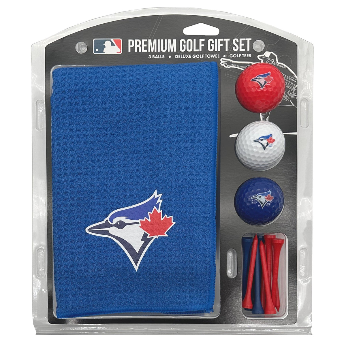 Team Golf Toronto Blue Jays Golf Gift Sets - Microfiber Towel Gift Set - Color - 