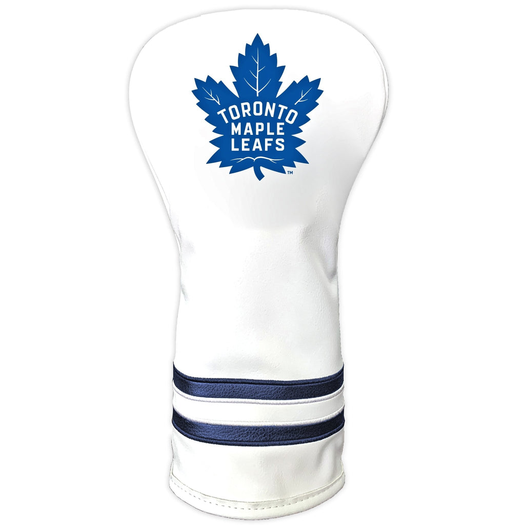 Team Golf Toronto Maple Leafs DR/FW Headcovers - Vintage Driver HC - Printed White