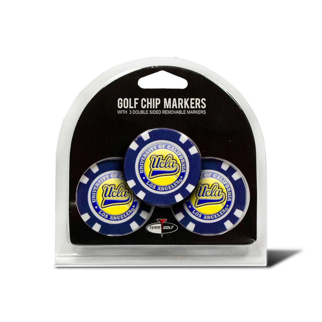 Team Golf UCLA Ball Markers - 3 Pack Golf Chip Markers - 