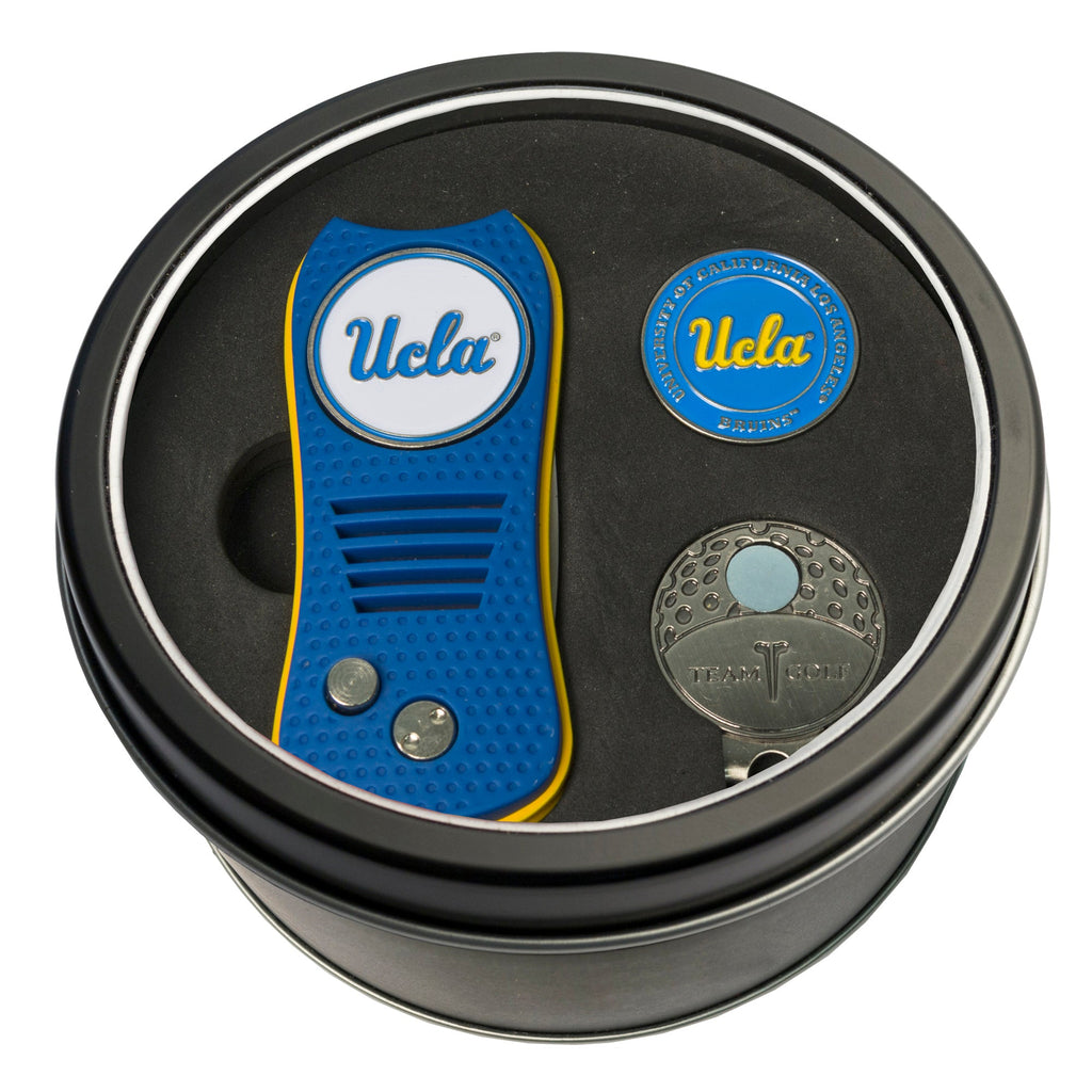 Team Golf UCLA Golf Gift Sets - Tin - Divot Tool & Hat Clip - 