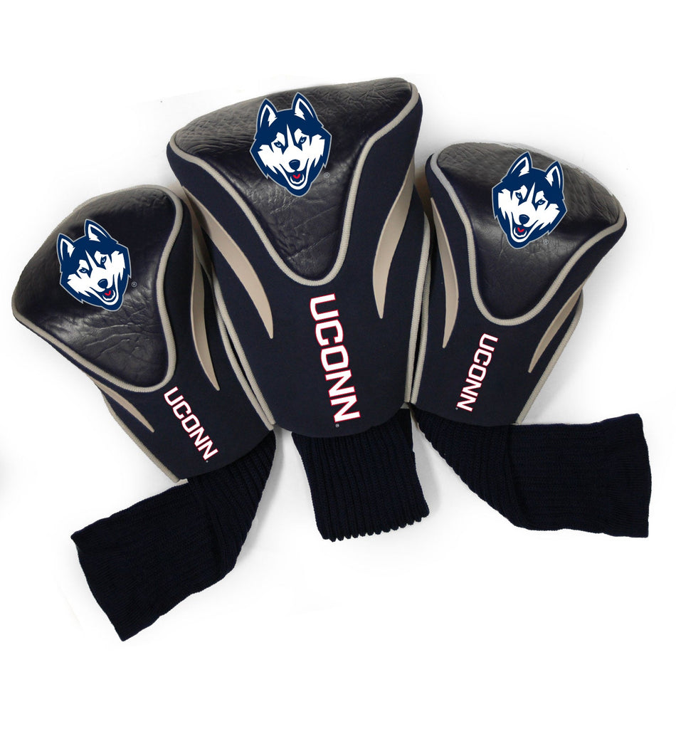 Team Golf UCONN DR/FW Headcovers - 3 Pack Contour - Embroidered