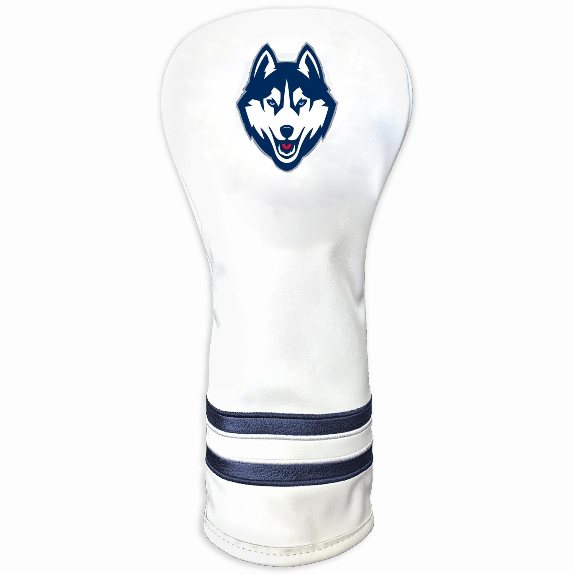 Team Golf UCONN DR/FW Headcovers - Vintage Driver HC - Printed White