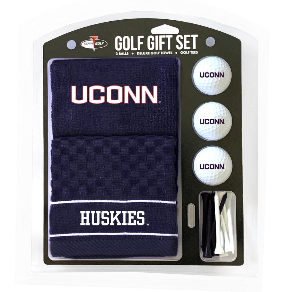 Team Golf UCONN Golf Gift Sets - Embroidered Towel Gift Set - 