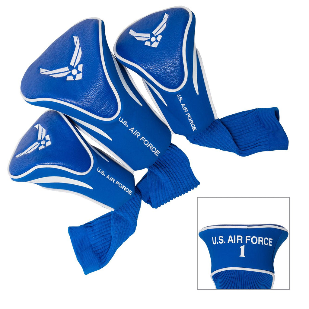 Team Golf US Air Force DR/FW Headcovers - 3 Pack Contour - Embroidered