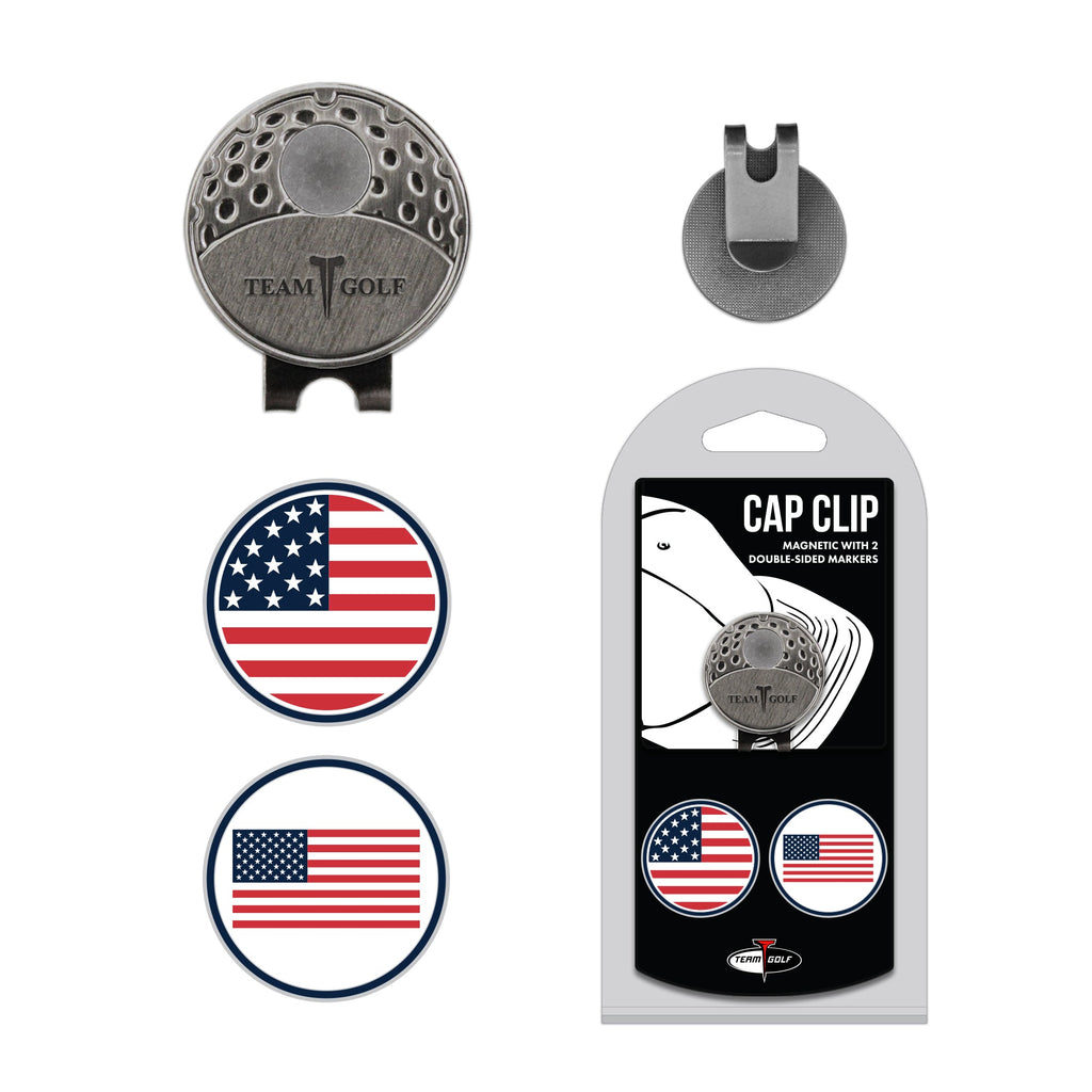 Team Golf USA Ball Markers - Hat Clip - 2 markers - 
