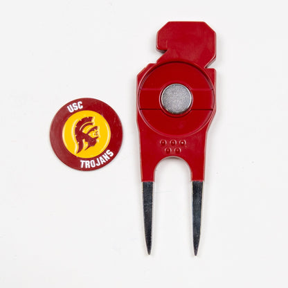 Team Golf USC Divot Tools - Custom Shaped - 