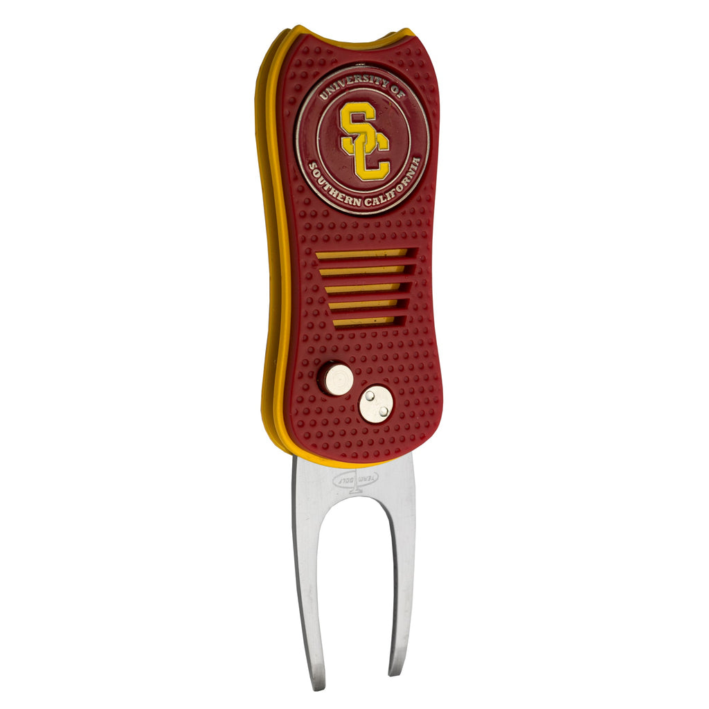 Team Golf USC Divot Tools - Switchblade Divot Tool - 