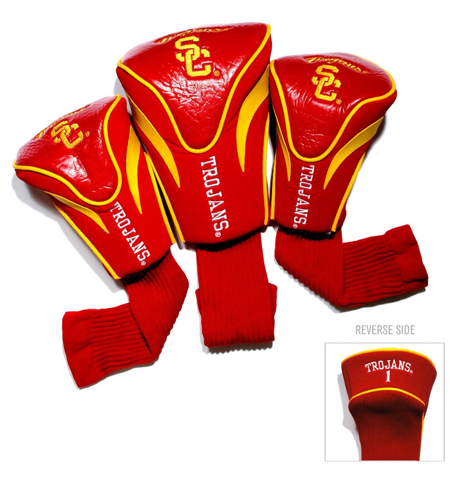 Team Golf USC DR/FW Headcovers - 3 Pack Contour - Embroidered