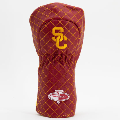 Team Golf USC DR/FW Quilted Headcovers - Team Golf USA