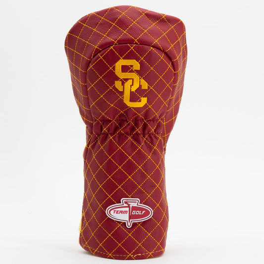 Team Golf USC DR/FW Quilted Headcovers - Team Golf USA