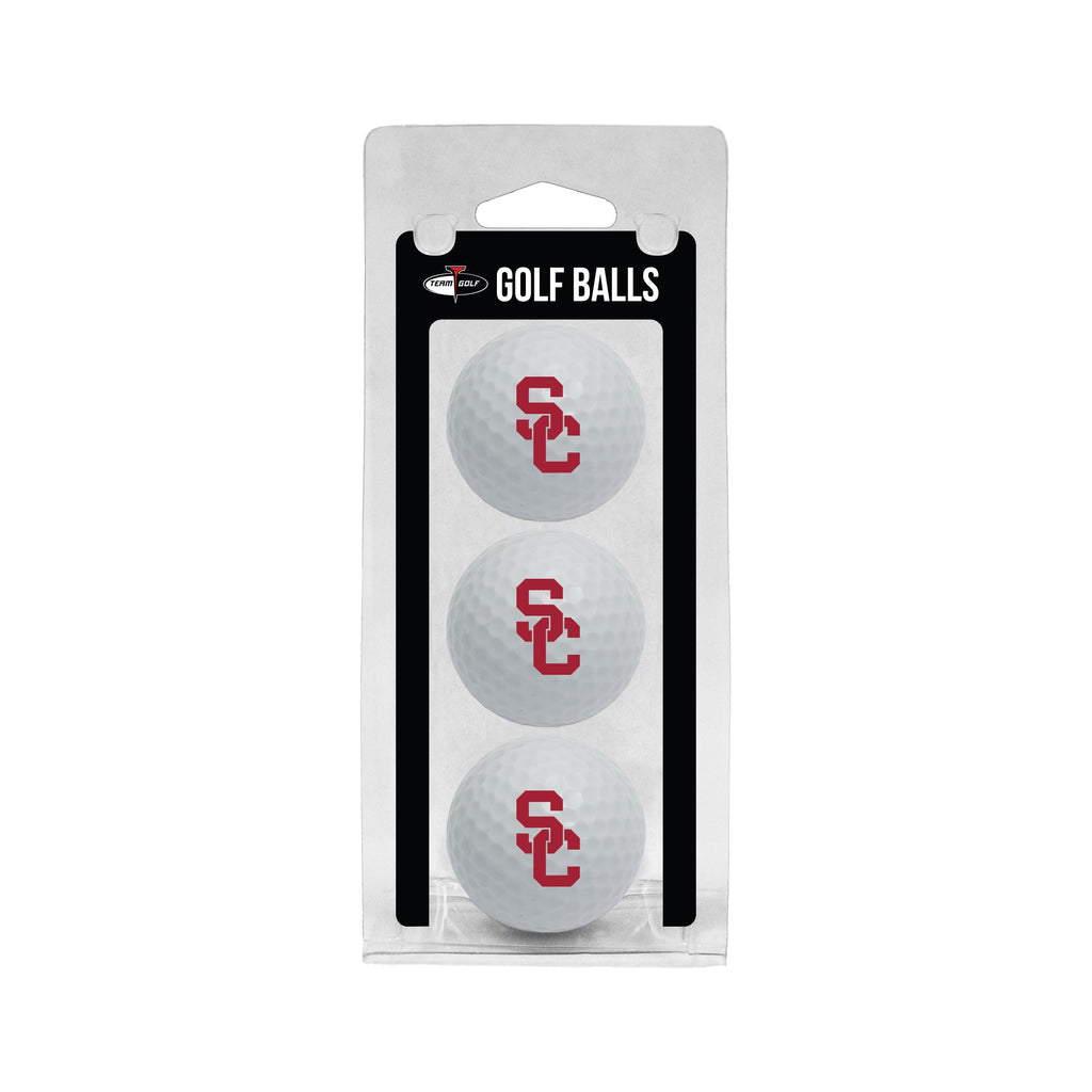 Team Golf USC Golf Balls - 3 Pack - White