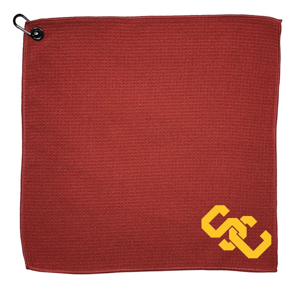 Team Golf USC Golf Towels - Microfiber 15X15 Color - 