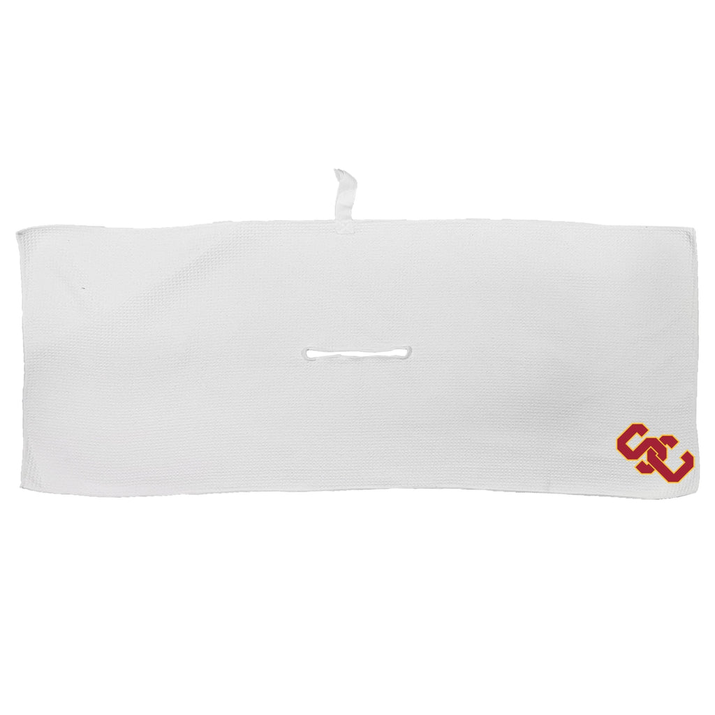 Team Golf USC Golf Towels - Microfiber 16X40 White - 
