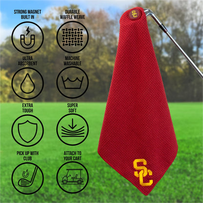 Team Golf USC Magnetic Golf Towel - Team Golf USA