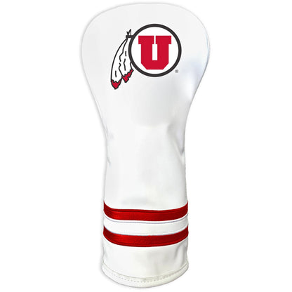 Team Golf Utah DR/FW Headcovers - Fairway HC - Printed White
