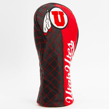 Team Golf Utah DR/FW Quilted Headcovers - Team Golf USA