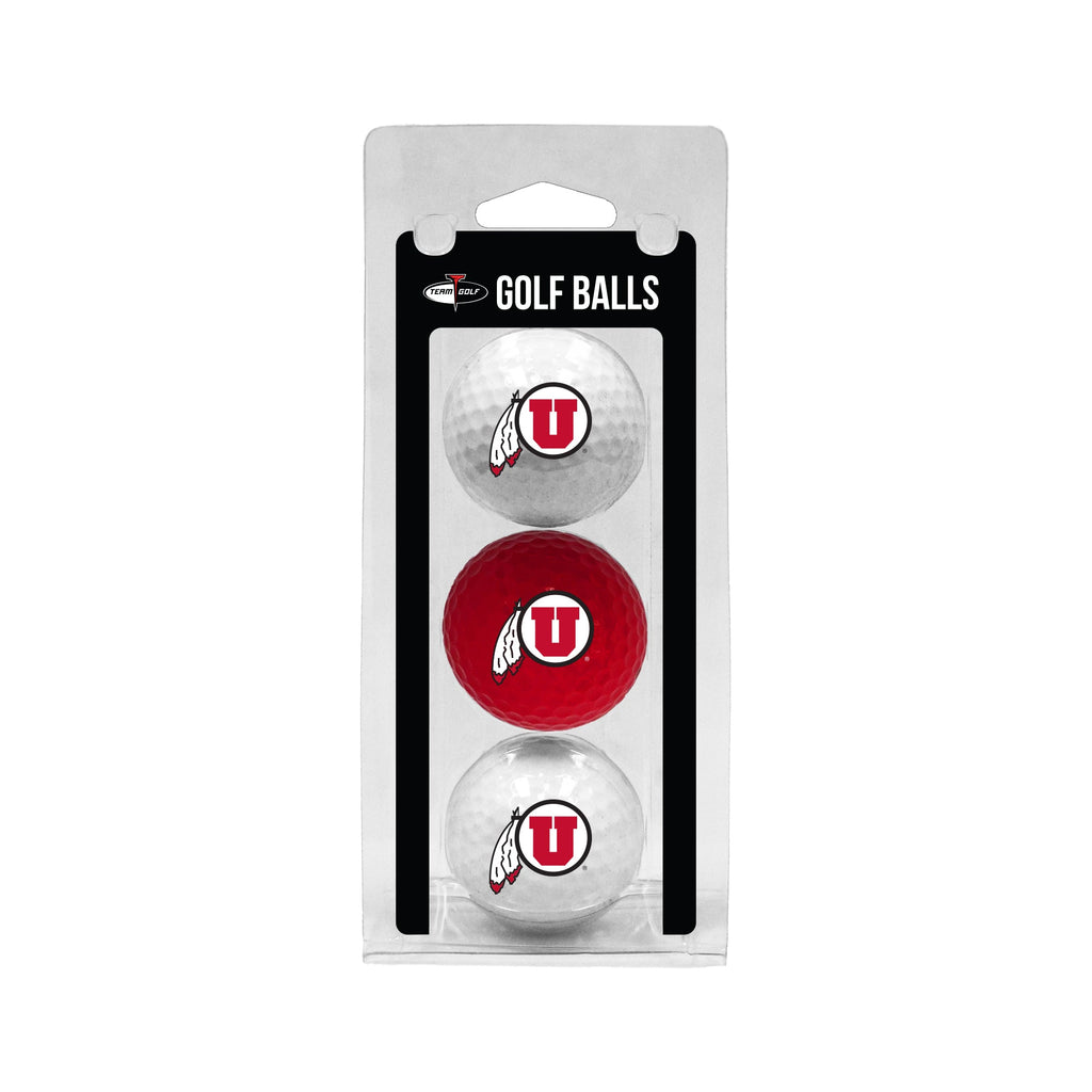 Team Golf Utah Golf Balls - 3 Pack - Team