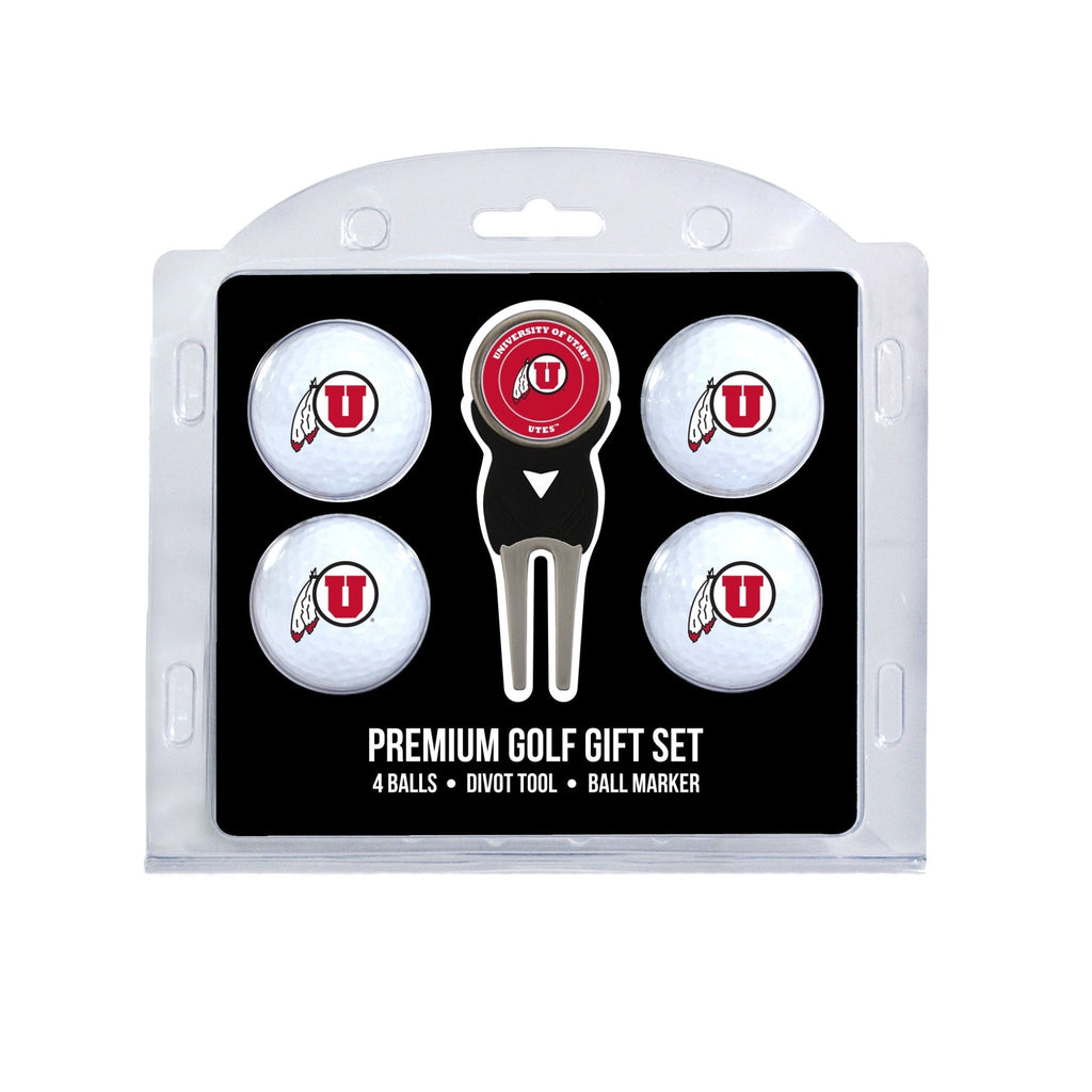 Team Golf Utah Golf Gift Sets - 4 Ball Gift Set - 