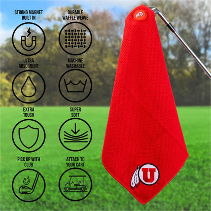 Team Golf Utah Magnetic Golf Towel - Team Golf USA