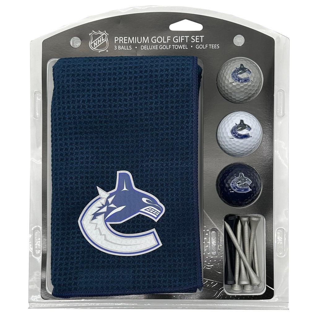 Team Golf VAN Canucks Golf Gift Sets - Microfiber Towel Gift Set - Color - 