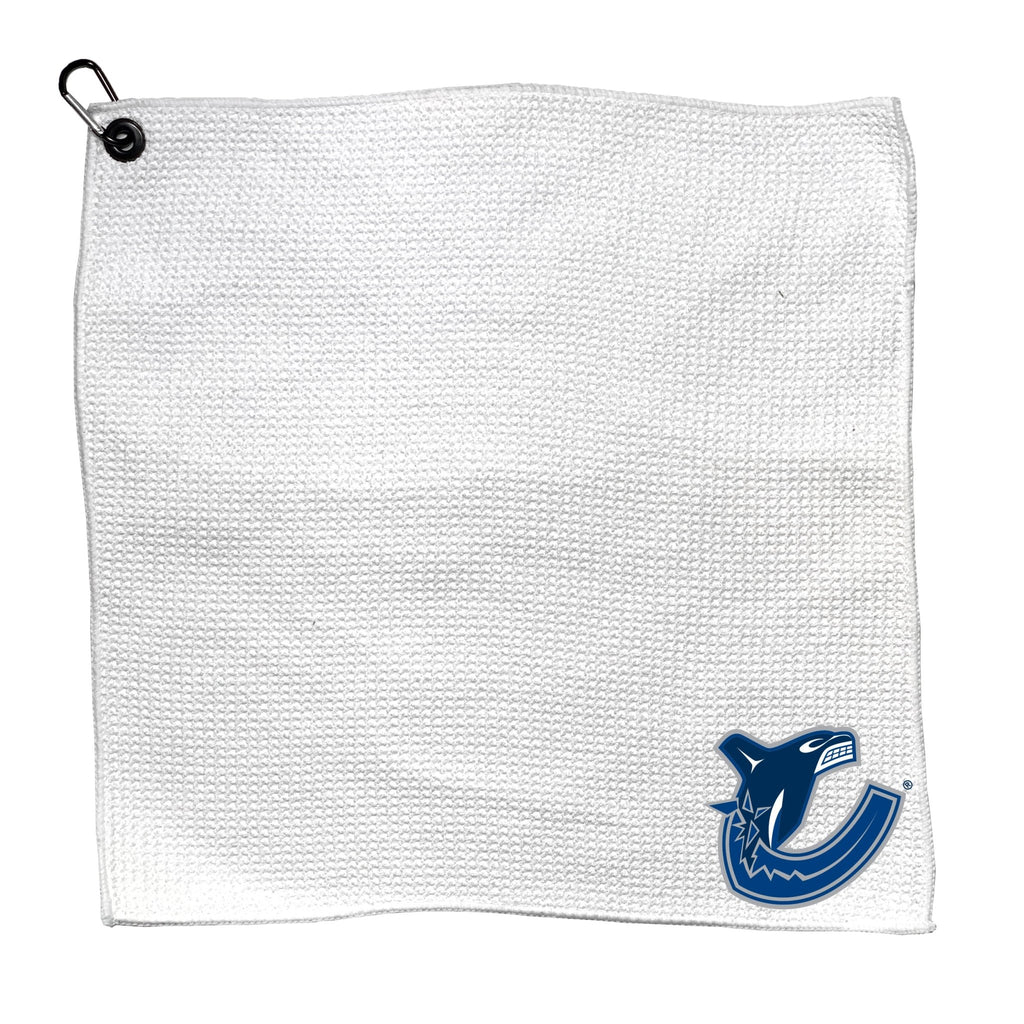 Team Golf VAN Canucks Towels - Microfiber 15X15 White - 