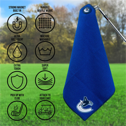 Team Golf Vancouver Canucks Magnetic Golf Towel - Team Golf USA