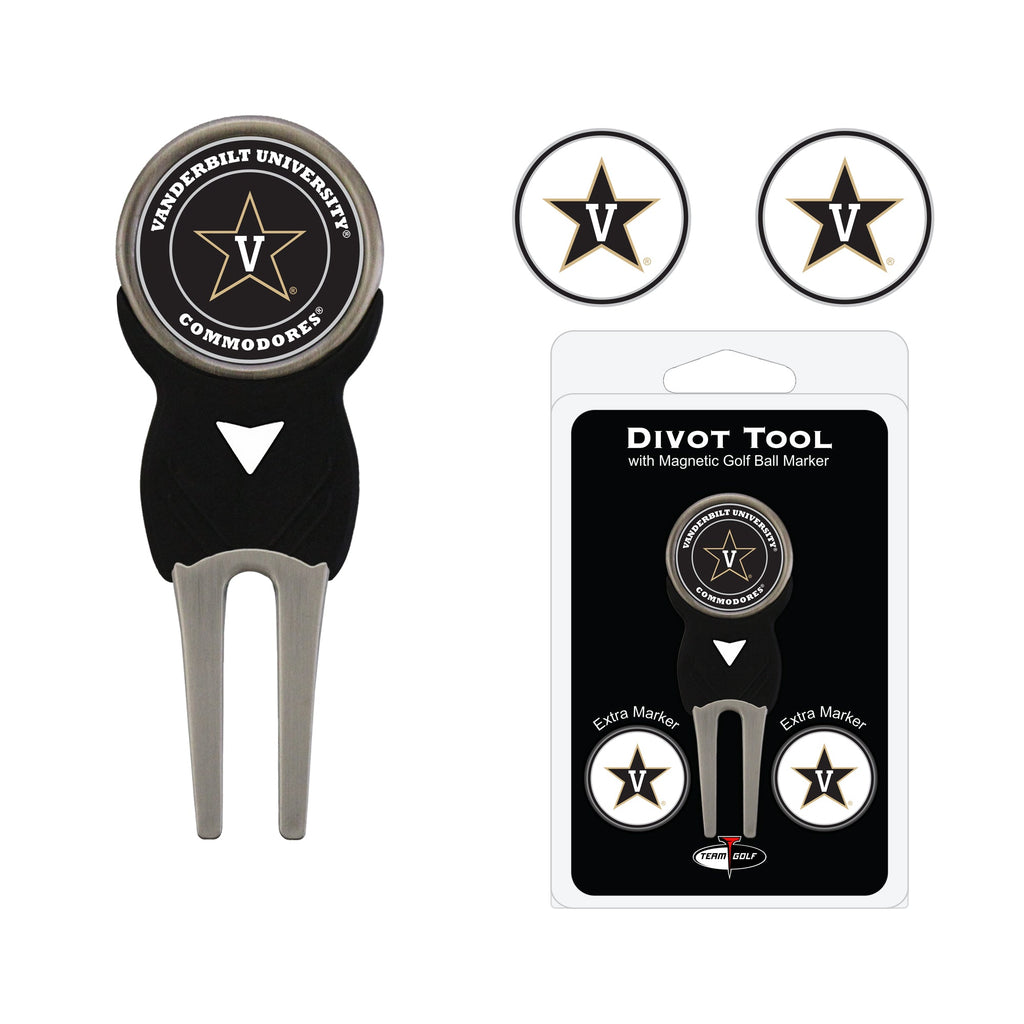 Team Golf Vanderbilt Divot Tools - Signature Divot Tool Pack - 