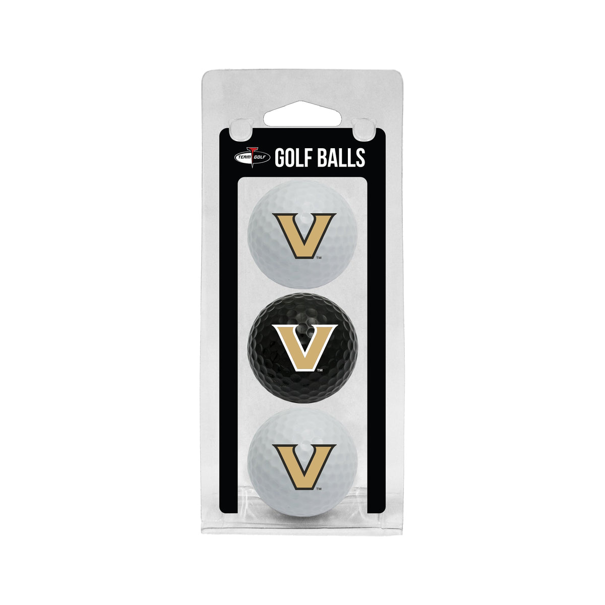 Team Golf Vanderbilt Golf Balls - 3 Pack - Team