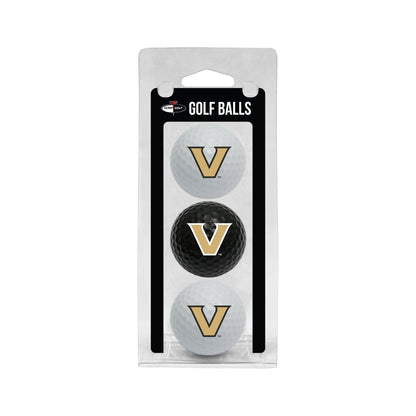 Team Golf Vanderbilt Golf Balls - 3 Pack - Team
