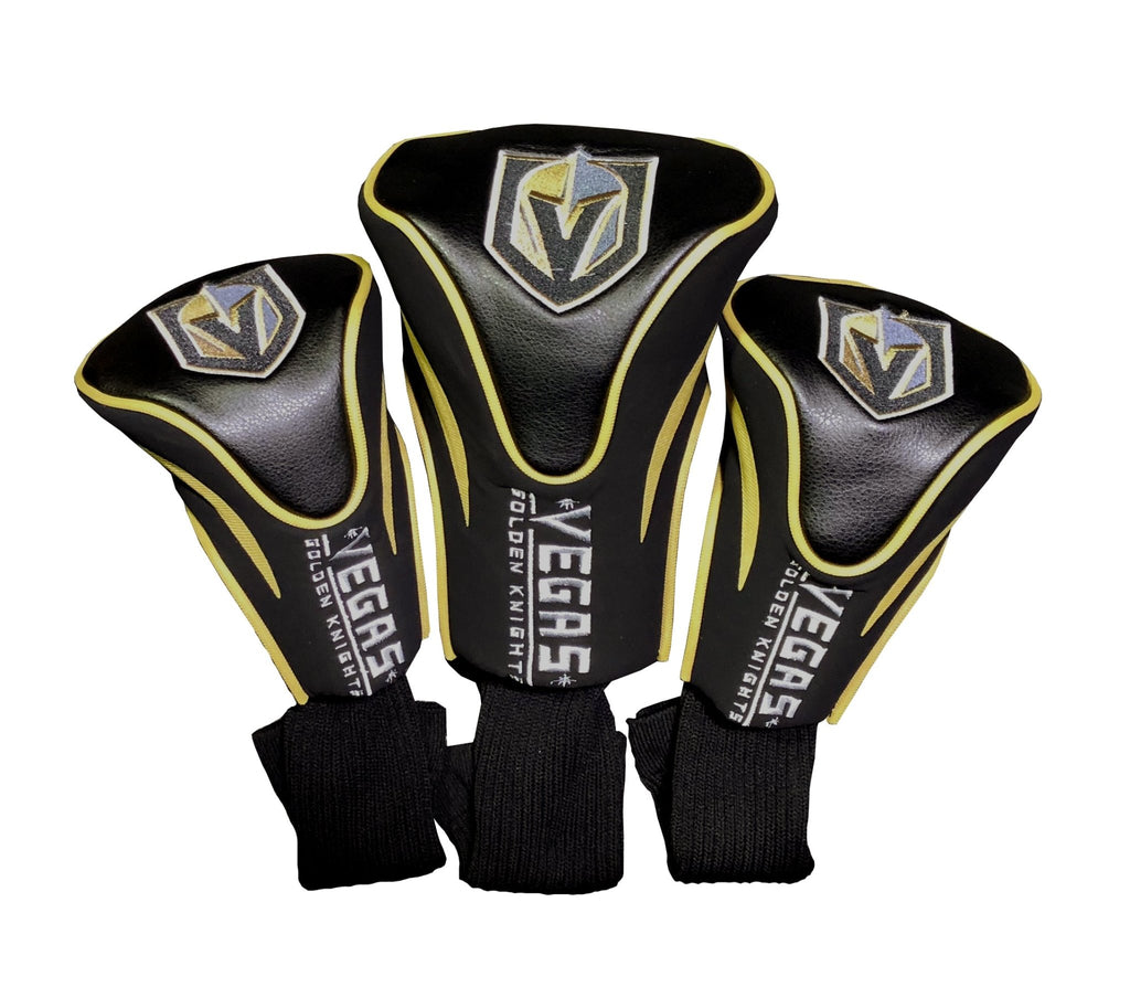 Team Golf Vegas Golden Knights DR/FW Headcovers - 3 Pack Contour - Embroidered