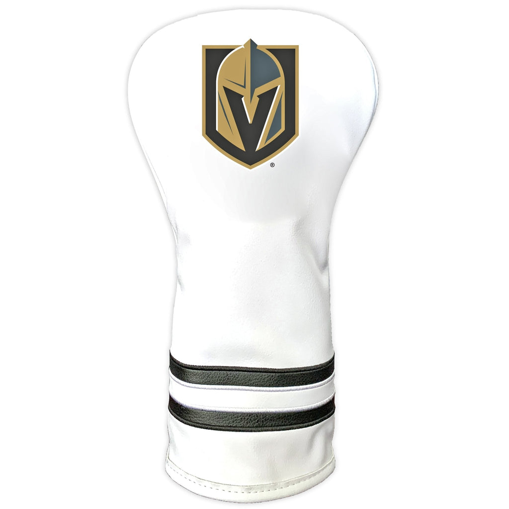 Team Golf Vegas Golden Knights DR/FW Headcovers - Vintage Driver HC - Printed White