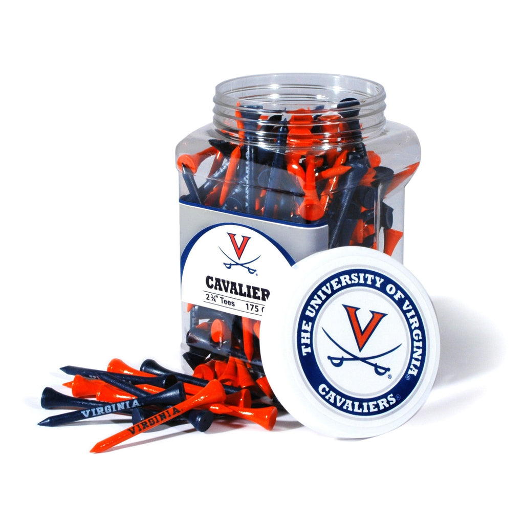 Team Golf Virginia Golf Tees - 175 Tee Jar - 