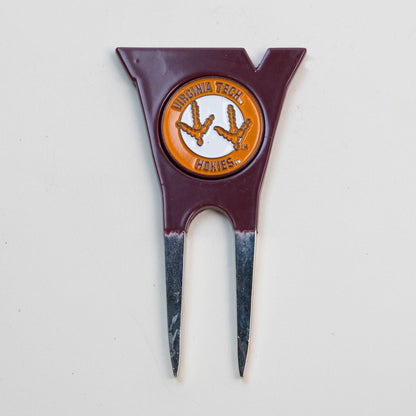 Team Golf Virginia Tech Divot Tools - Custom Shaped - 