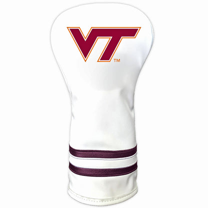 Team Golf Virginia Tech DR/FW Headcovers - Vintage Driver HC - Printed White