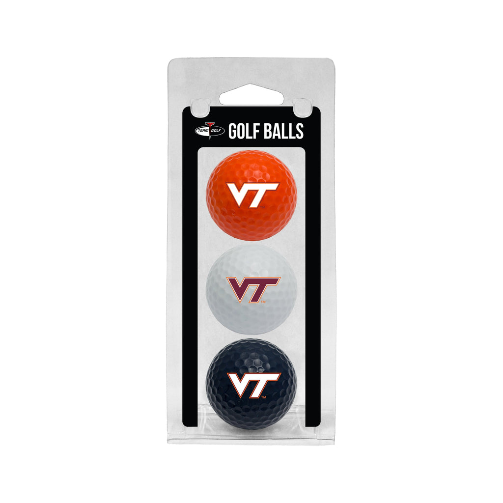 Team Golf Virginia Tech Golf Balls - 3 Pack - Team