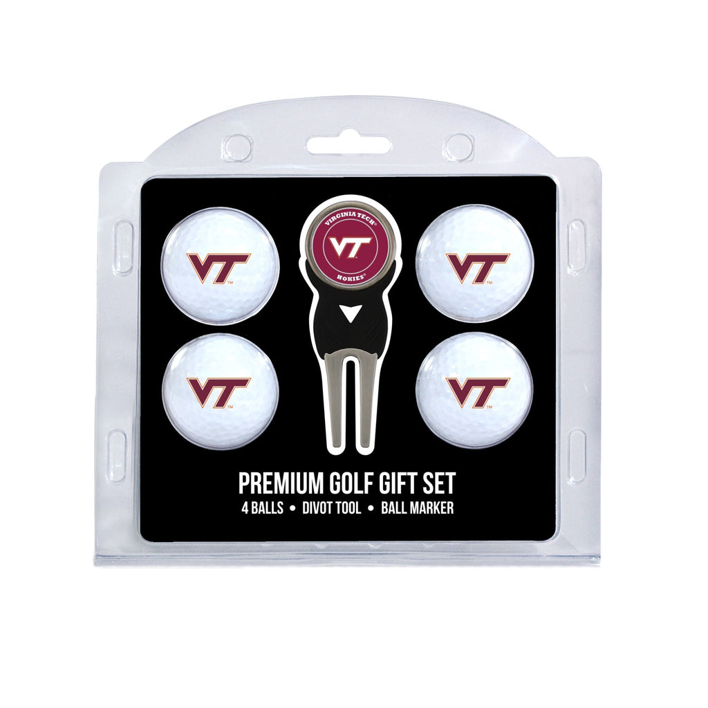 Team Golf Virginia Tech Golf Gift Sets - 4 Ball Gift Set - 