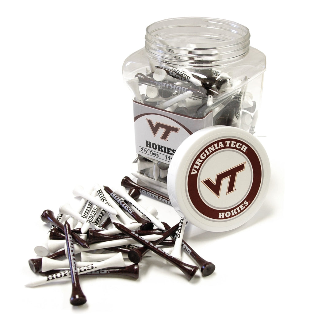 Team Golf Virginia Tech Golf Tees - 175 Tee Jar - 