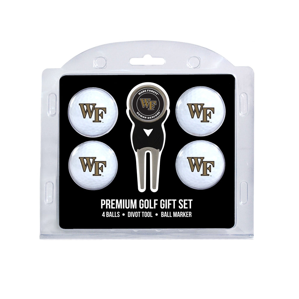 Team Golf Wake Forest Golf Gift Sets - 4 Ball Gift Set - 