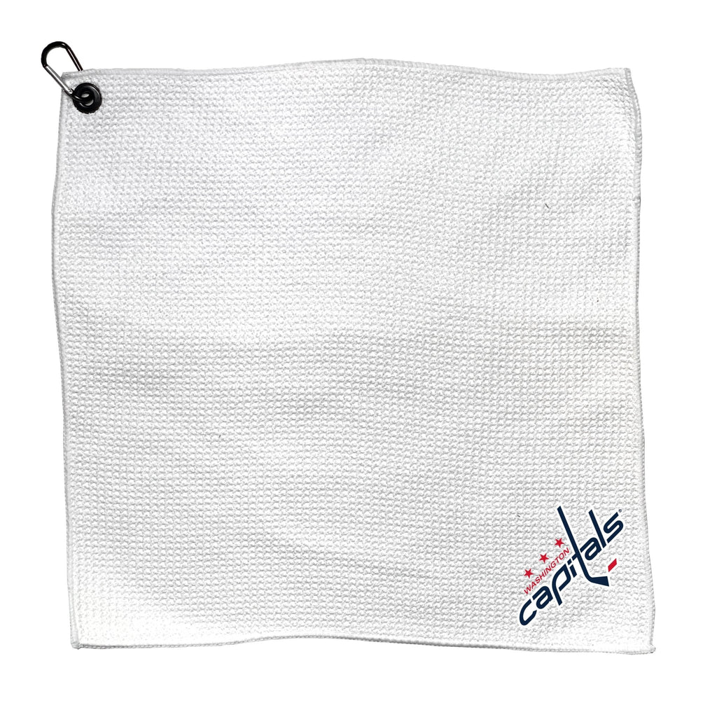 Team Golf WAS Capitals Towels - Microfiber 15X15 White - 