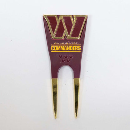 Team Golf WAS Commanders Divot Tools - Custom Shaped - 