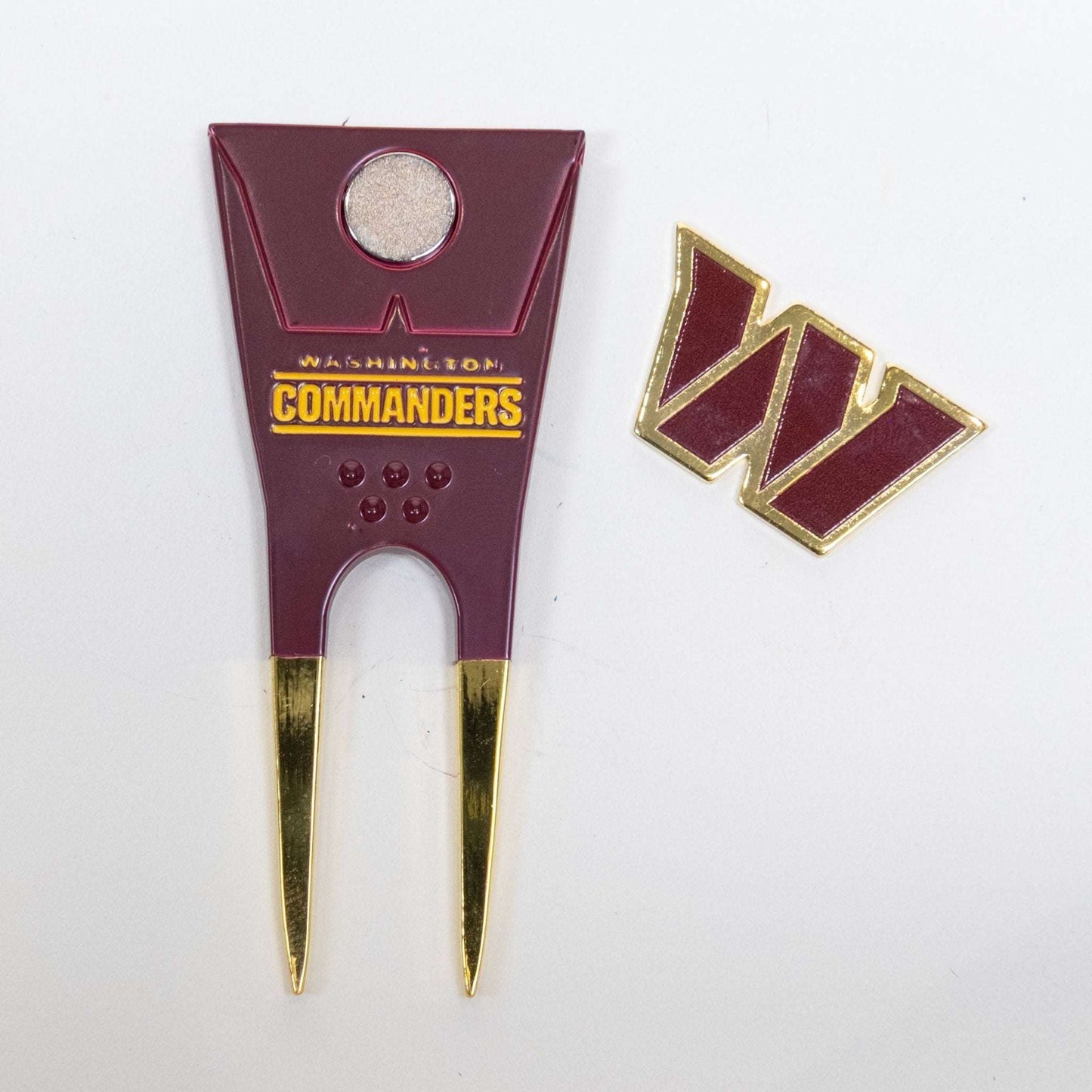 Team Golf WAS Commanders Divot Tools - Custom Shaped - 