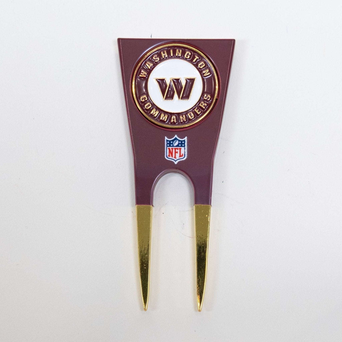 Team Golf WAS Commanders Divot Tools - Custom Shaped - 