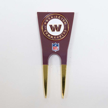 Team Golf WAS Commanders Divot Tools - Custom Shaped - 