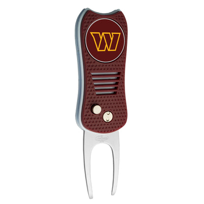 Team Golf WAS Commanders Divot Tools - Switchblade Divot Tool - 
