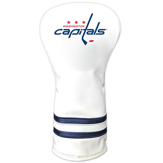 Team Golf Washington Capitals DR/FW Headcovers - Vintage Driver HC - Printed White
