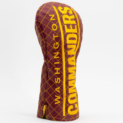 Team Golf Washington Commanders DR/FW Quilted Headcovers - Team Golf USA